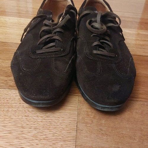 Massimo Dutti men's shoes soft suede like new size 45 brown