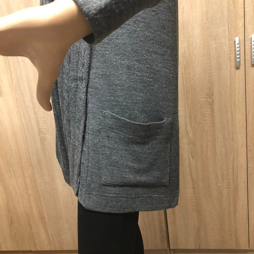 Stradivarius cardigan used, gray, size M/L