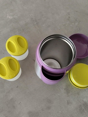 Chiccho stainless steel thermos 250 ml for baby food like new