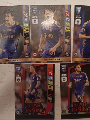 Adrenalyn XL 2025 Panini cards Ulsan Hyundai like new