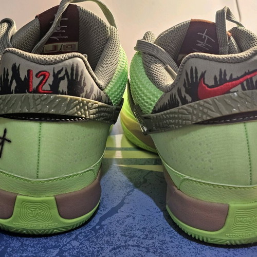 Nike Ja 2 Zombie athletic shoes new, collectible, size 45, green