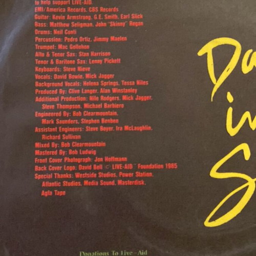 Dancing in the Street 45 rpm record used, rock