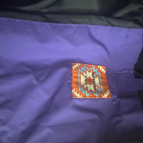 Superdry purple puffer jacket like new