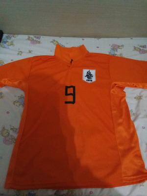 Netherlands National Team Jersey Euro 2008 used, size S, V.Nistelrooy 9