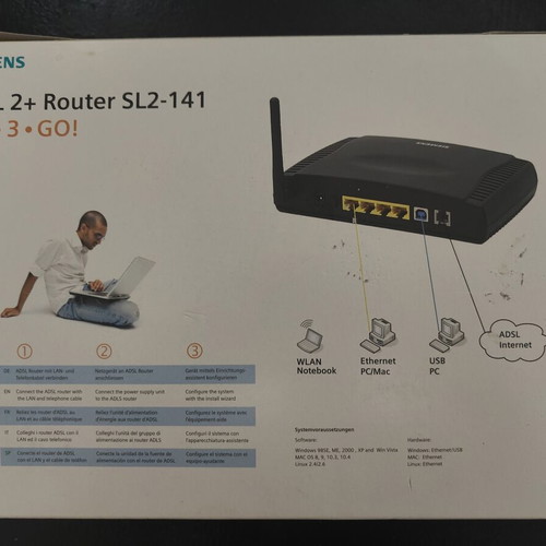 Siemens ADSL 2+ Router SL2-141