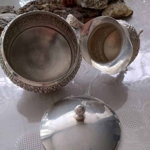 Douwe Egberts Silver Tea Set vintage, like new