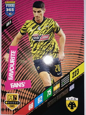 Petros Mantalos Panini FIFA 365 Adrenalyn XL 2023-2024 collectible card used