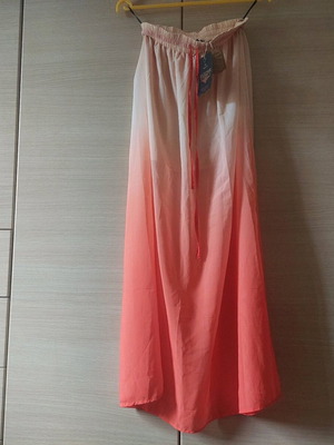 Eight2Nine skirt new, long orange, size Small