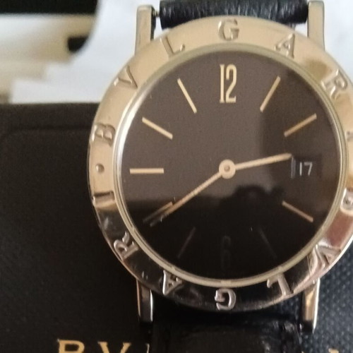 Bvlgari Classic Steel/Leather Unisex Watch like new