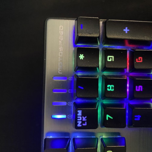 Motospeed RGB Gaming Mechanical Keyboard full size like new