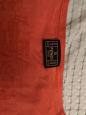 Fendi T-shirt, size S, orange
