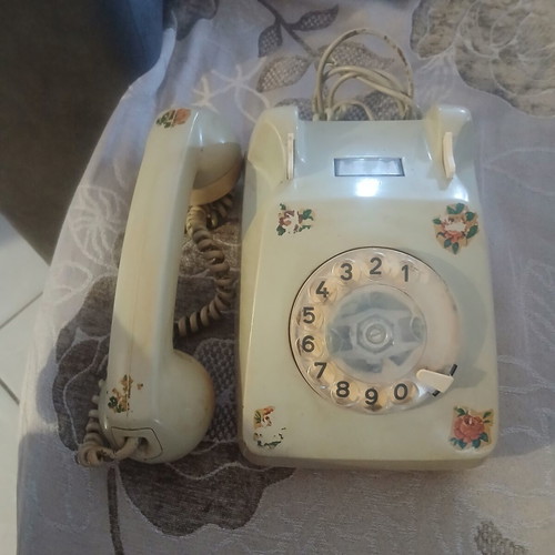 Rotary landline phones used from 1960-70