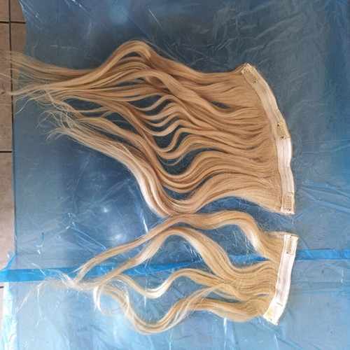 Extension Τρέσα Μαλλιών Body Wave σαν καινούργιο, ξανθό πλατινέ 18 ίντσες ποιότητα ΑΑΑΑ