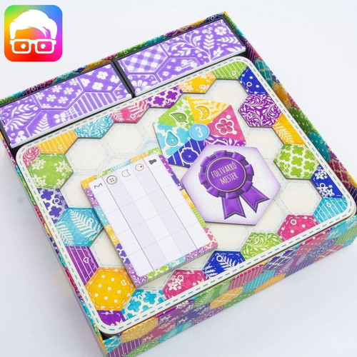 Calico Insert Board Game Organizer new, fits sleeved cards