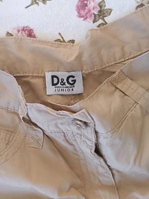 D&G Summer Pants used for Girls Beige