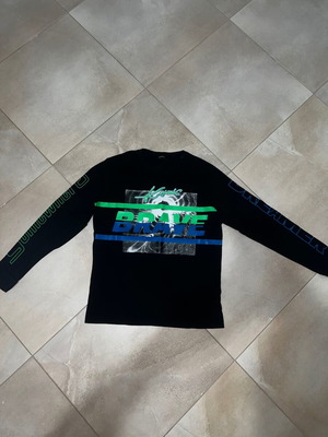 Diesel long-sleeve shirt medium like new, black and green
