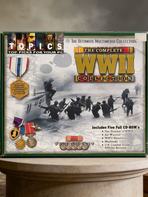 PC WWII The Complete Collection μεταχειρισμένο στρατηγικό παιχνίδι, 5 CD
