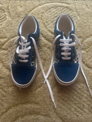 Vans kids' sneakers size 36, like new, blue