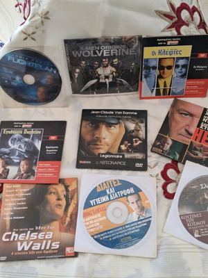 DVD movies like new, pack of 19, Greek with subtitles