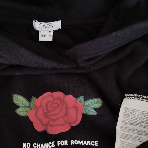 Vintage youthful women's hoodie sweatshirt OVS size M like new