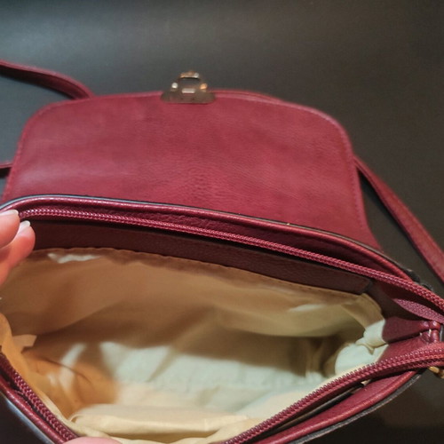 Small shoulder bag used, multicolored