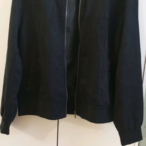 Men's jacket new thin with suede-like texture size M