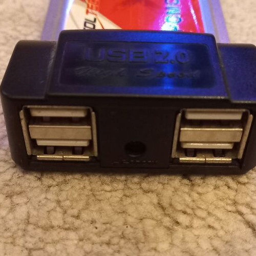 Pcmci card with 4 USB used