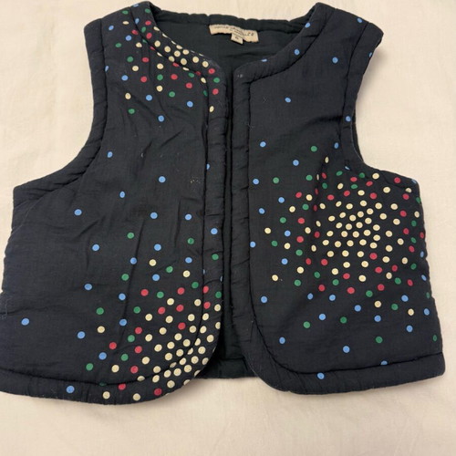 Polder April Showers warm vest for girls 6 years like new, black