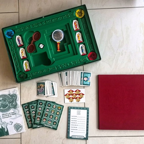 Mysteria sto Pekino board game used, vintage MB Games