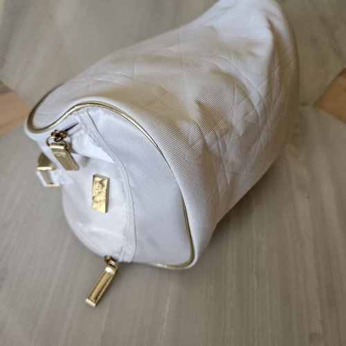 Dior toiletry bag like new, white, large capacity