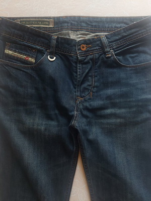 Diesel Industry Jeans size 33 like new, blue rigid denim