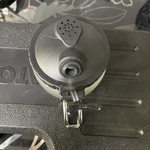 Airbrush Cleaner like new with glass bottom and spare parts