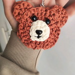 Handmade bear keychain new