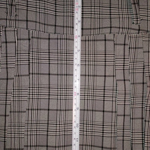 Gray Plaid Pleated Mini Skirt Me&Me like new with belt loops