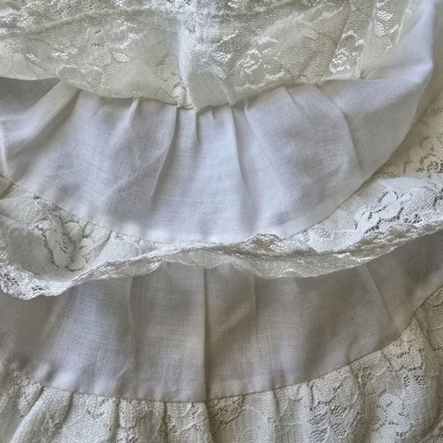 Slip dress sugar color used, kids Her Majesty size 4, 1960