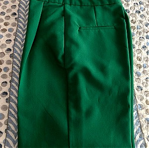 Zara πράσινο παντελόνι κουστουμιού
