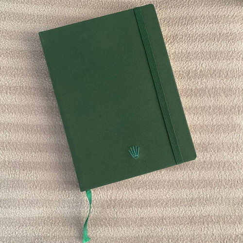 Rolex notebook new, green with box