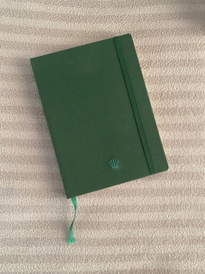 Rolex notebook new, green with box