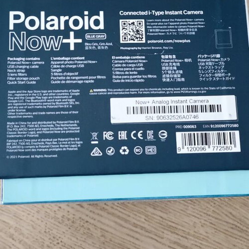 Polaroid NOW+ Instant Camera new in box with case