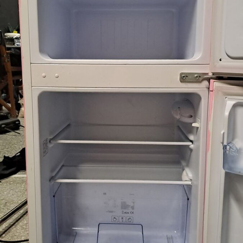 IQ Refrigerator double door pink like new 71lt