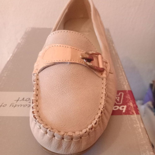 Boxer ballerinas new, size 37, beige leather