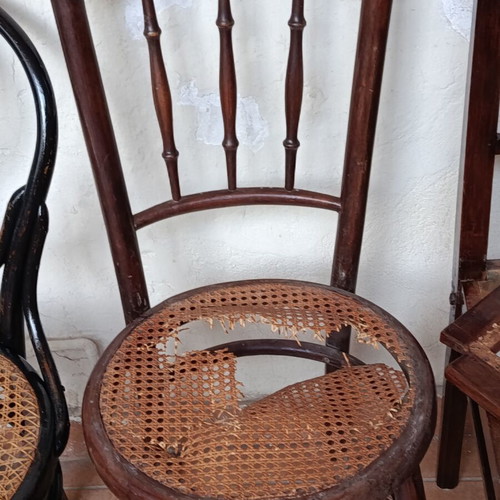 Thonet style Viennese chairs, set of 5