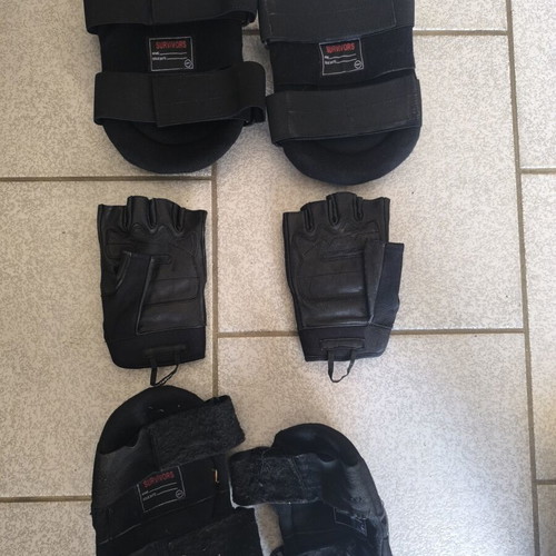 Pentagon gloves and set of knee and elbow pads Survivors like new