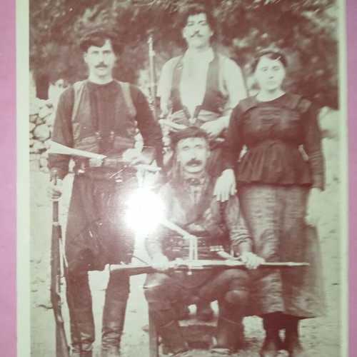 Postcard costumes of Cretans new