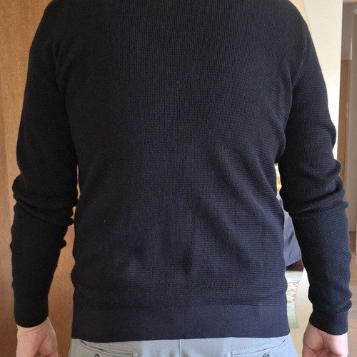 Berto Lucci Milano men's cardigan 2XL black like new