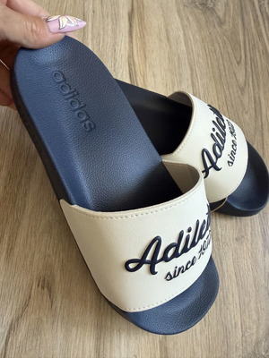 Adidas Adilette Slides new, sizes 41, 42, 43, Wonder White and Shadow Navy