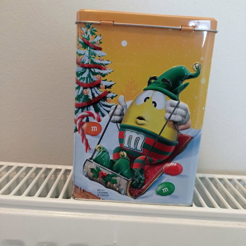 M&M's collectible box used