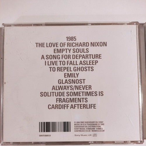 Manic Street Preachers 4CD set used, rock genre
