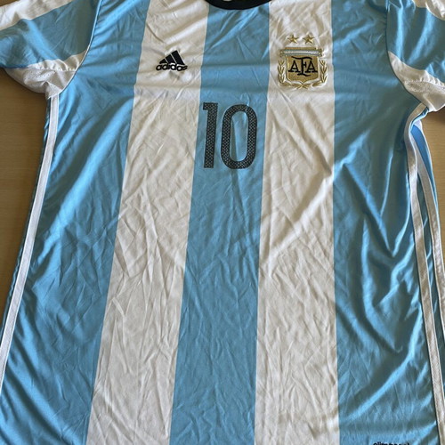 Adidas Argentina National Football Jersey Messi collectible like new
