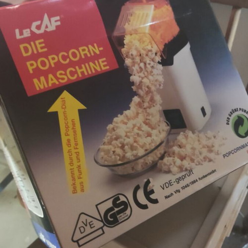 Popcorn machine new